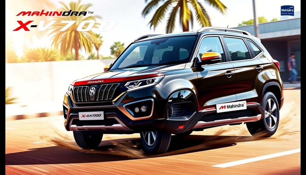 Generate an image of the Mahindra XUV700