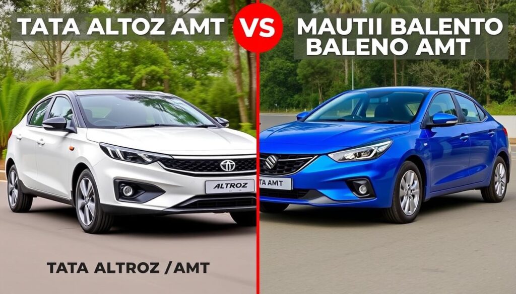 Image of Tata Altroz AMT vs Maruti Baleno AMT
