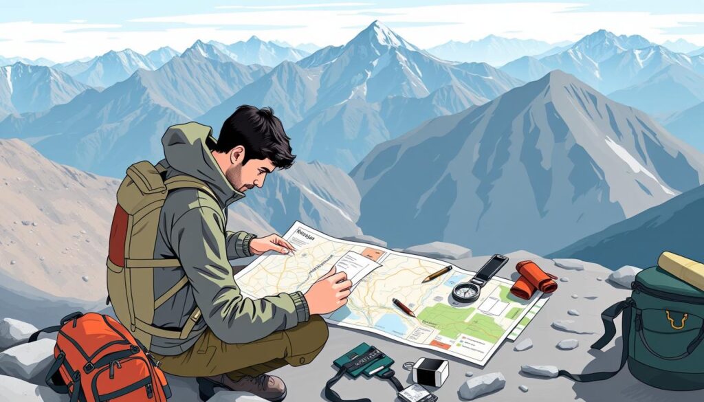 Image of a trekker planning their Bhimashankar trek itinerary