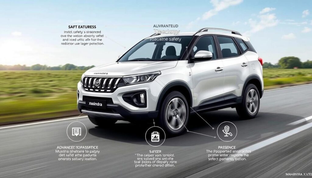 Mahindra XUV700 safety features image