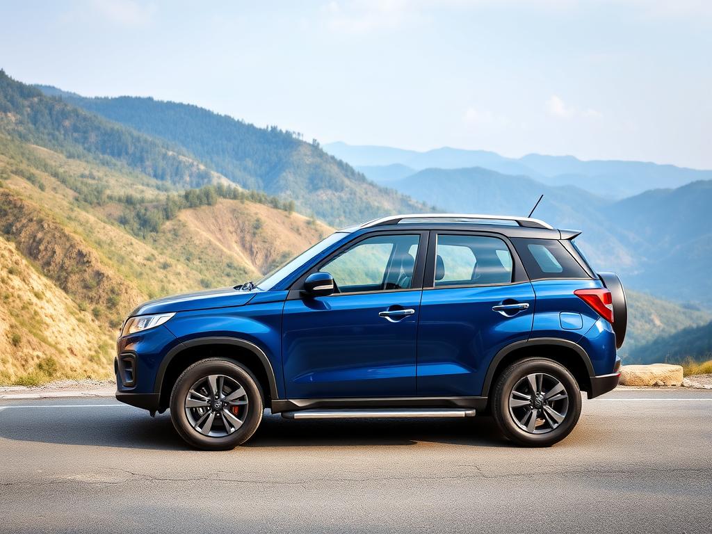 2025 Maruti Suzuki Grand Vitara CNG side profile view 2025 Maruti Suzuki Grand Vitara CNG side profile view