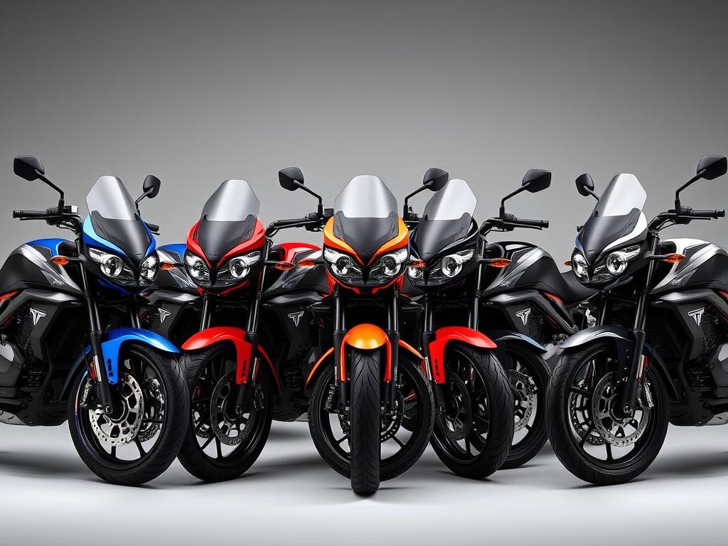 All five color options of Triumph Speed T4 including the new Baja Orange All five color options of Triumph Speed T4 including the new Baja Orange