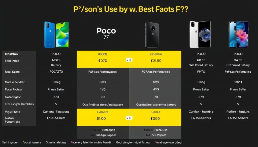 Comparison of Poco F7 with competitors like iQOO Z10 and OnePlus 13s Comparison of Poco F7 with competitors like iQOO Z10 and OnePlus 13s
