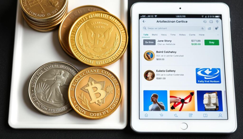 Digital transformation of collectible coin market