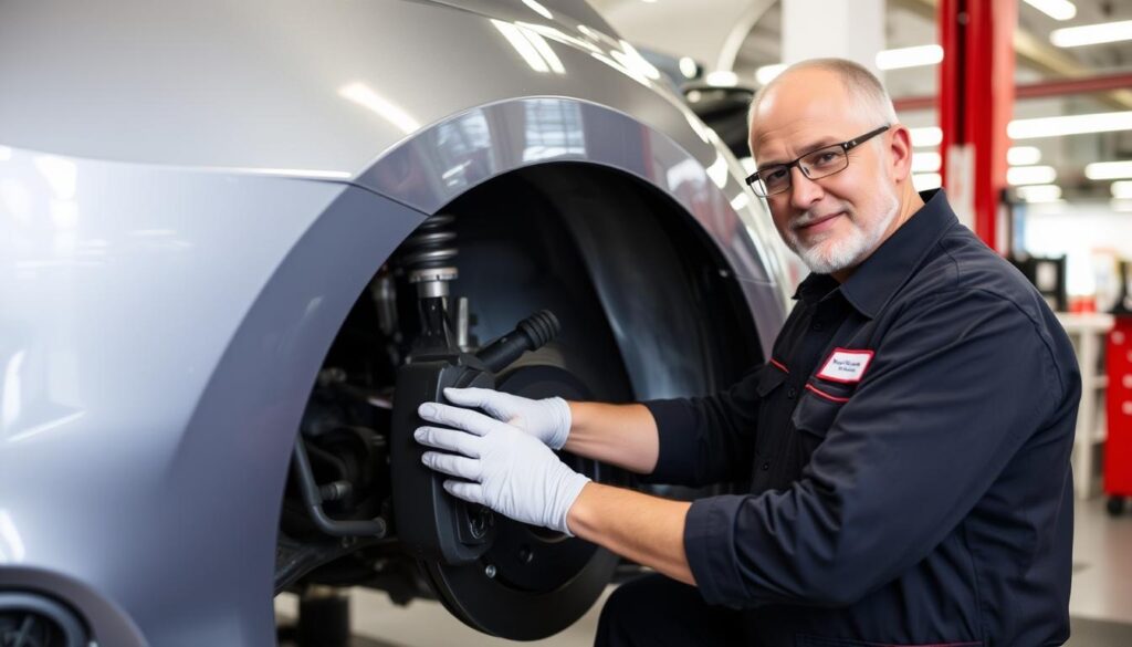 Honda brake pedal recall repair being performed at dealership