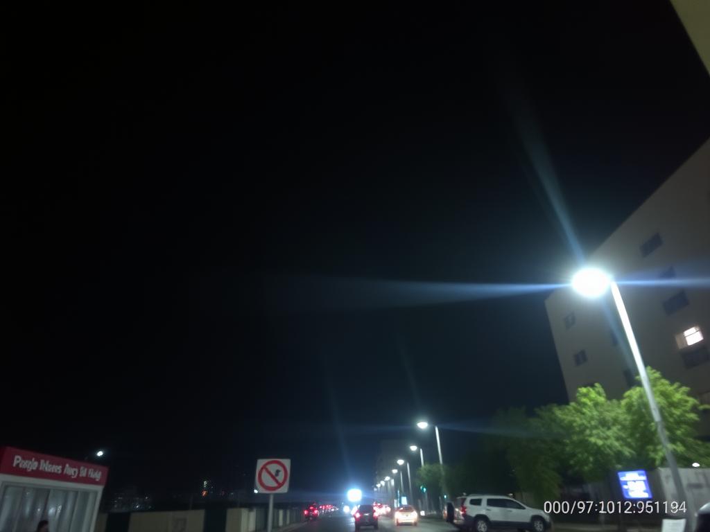 OPPO Reno 14 5G night mode sample showing low-light photography capabilities