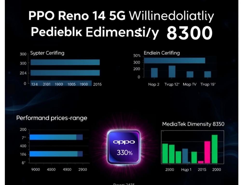 OPPO Reno 14 5G performance benchmark showing MediaTek Dimensity 8350 capabilities