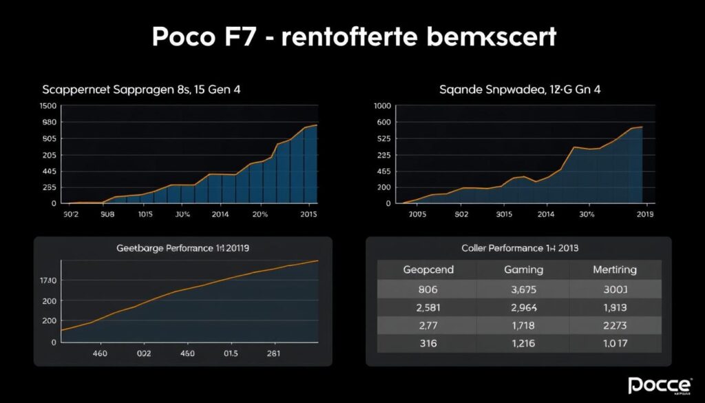 Poco F7 performance benchmark showing Snapdragon 8s Gen 4 chipset capabilities Poco F7 performance benchmark showing Snapdragon 8s Gen 4 chipset capabilities