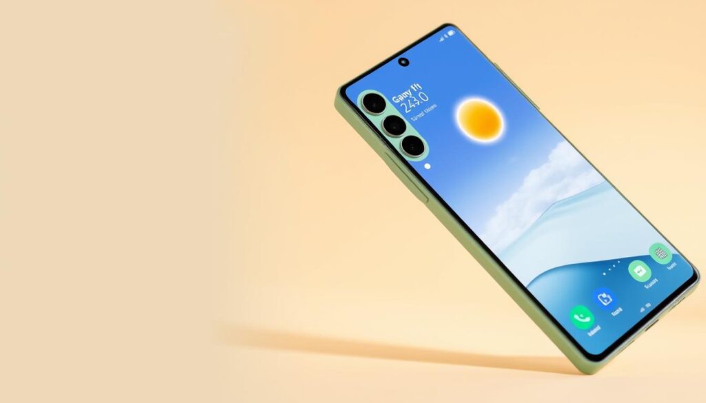 Samsung Galaxy S24 FE in mint green color showing its triple camera setup - Best Samsung Smartphone Offer Prices 2025 India Samsung Galaxy S24 FE in mint green color showing its triple camera setup - Best Samsung Smartphone Offer Prices 2025 India