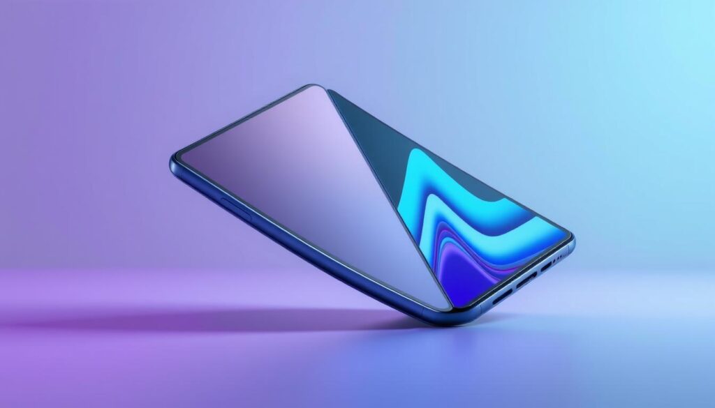 Samsung Galaxy Z Fold 7 in unfolded state showing large inner display Samsung Galaxy Z Fold 7 in unfolded state showing large inner display