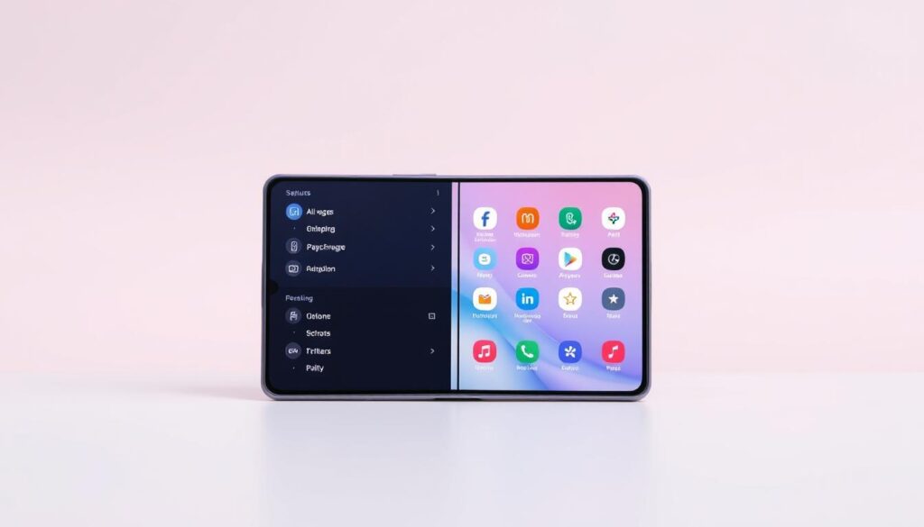 Screenshot of Samsung Galaxy Flip 7 running One UI 8 showing new features and the cover screen interface Screenshot of Samsung Galaxy Flip 7 running One UI 8 showing new features and the cover screen interface