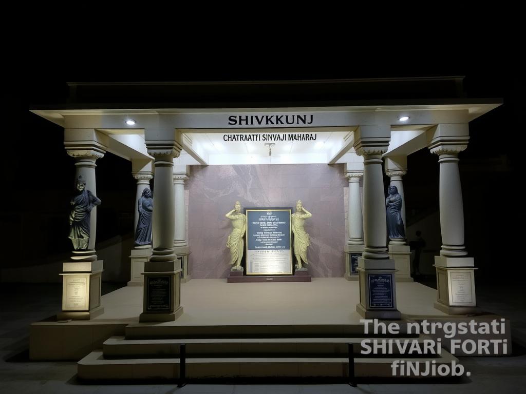 Shivkunj pavilion at Shivneri Fort birthplace of Shivaji Maharaj Shivkunj pavilion at Shivneri Fort birthplace of Shivaji Maharaj