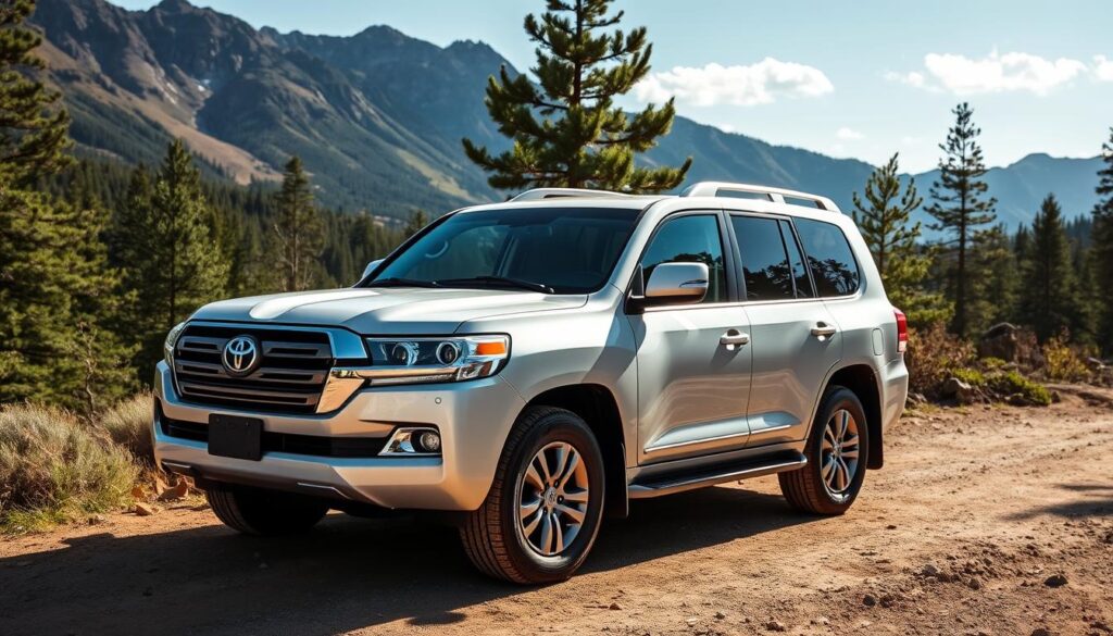 Toyota Land Cruiser 300 Hybrid in a pristine natural environment Toyota Land Cruiser 300 Hybrid in a pristine natural environment