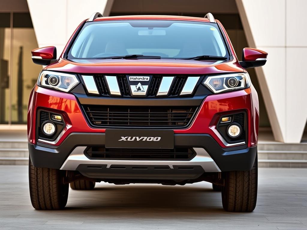 Updated Mahindra XUV700 midsize SUV in India