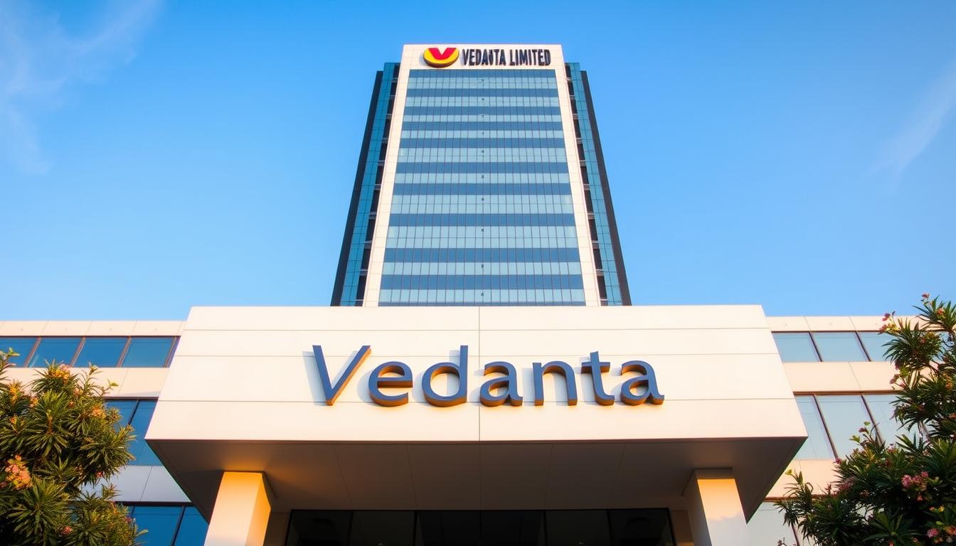Vedanta Limited corporate headquarters with company logo prominently displayed