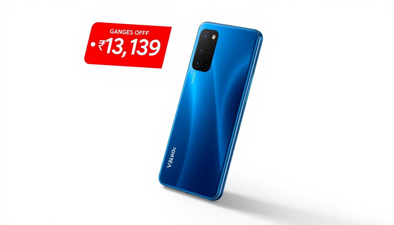 Vivo V40 Pro 5G with price drop tag showing ₹13,139 discount