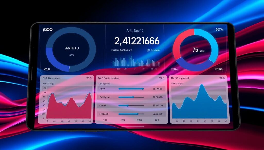 iQOO Neo 10 performance benchmarks showing AnTuTu score of 2,426,162 iQOO Neo 10 performance benchmarks showing AnTuTu score of 2,426,162