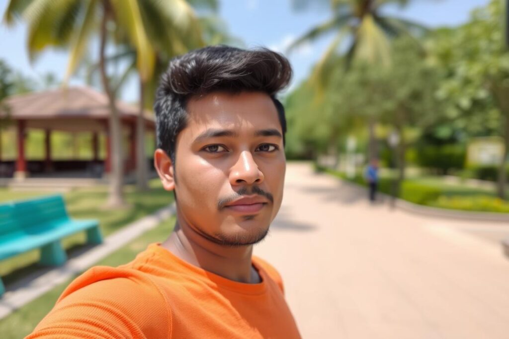iQOO Z10 Lite 5G camera sample showing portrait mode with bokeh effect iQOO Z10 Lite 5G camera sample showing portrait mode with bokeh effect