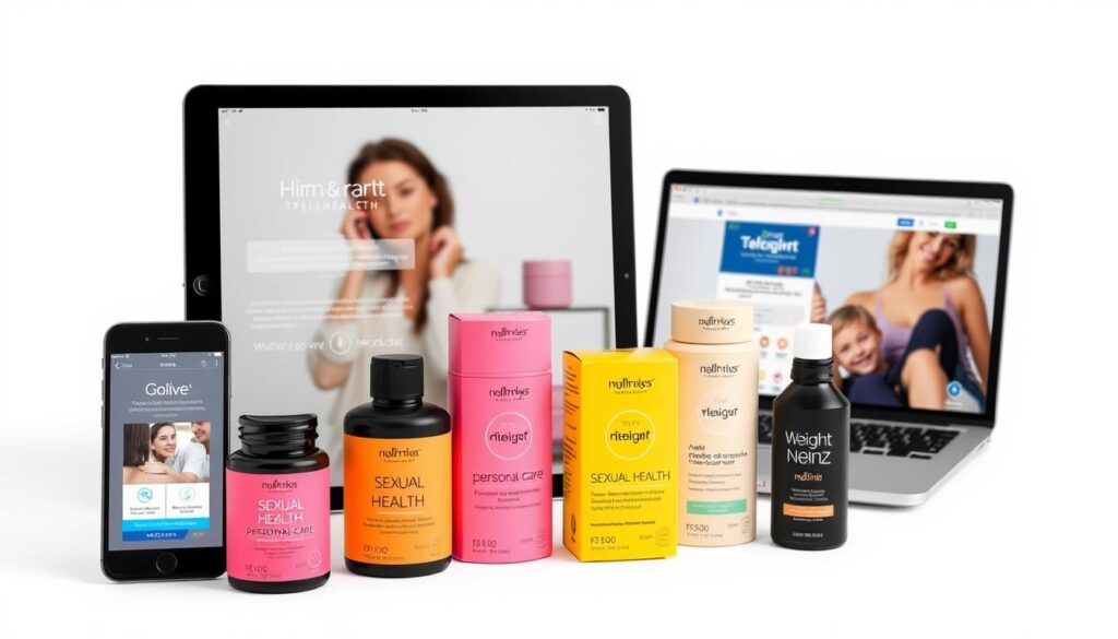 Hims & Hers Health telehealth platform and product offerings Hims & Hers Health telehealth platform and product offerings