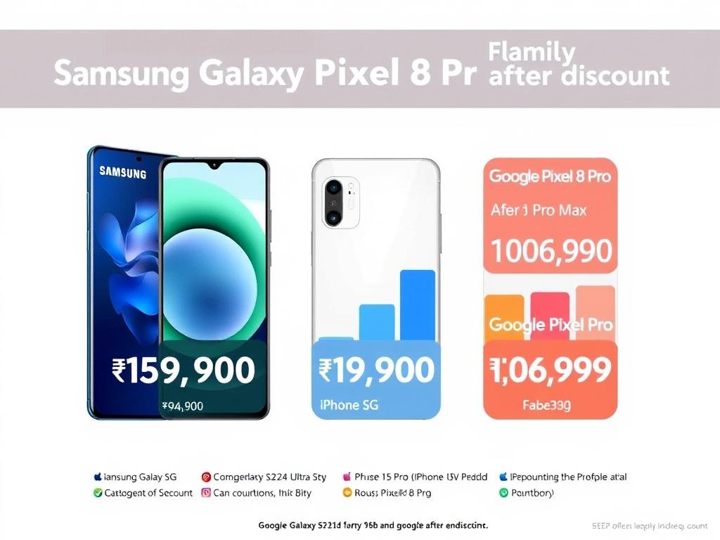 Samsung Galaxy S24 Ultra 5G price comparison chart with competitors