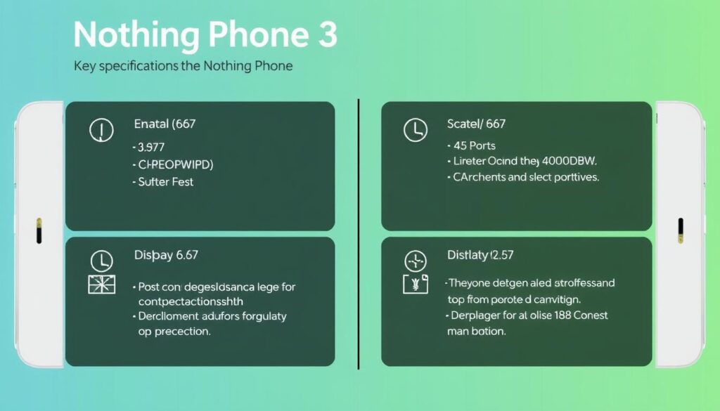 Nothing Phone 3 key specifications and features highlight Nothing Phone 3 key specifications and features highlight